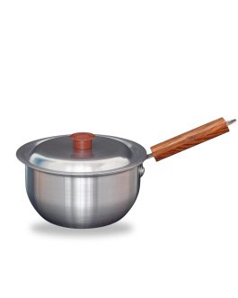 Aluminium-Metal Finish Apple Sauce Pan